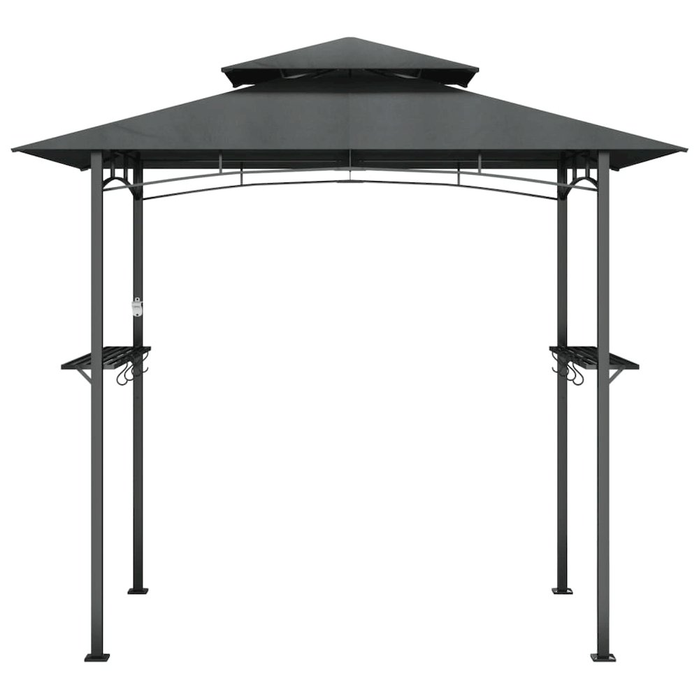 BBQ Gazebo Anthracite Steel Medium Hooks BBQ Gazebo. Picture 3