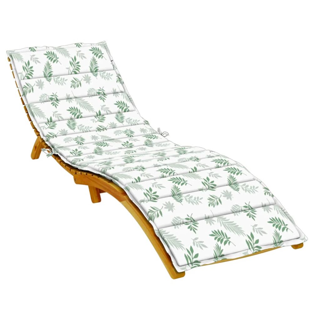 Sun Lounger Cushion Multicolor Oxford fabric 78.7 in Pattern. Picture 3