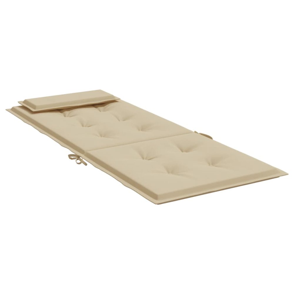 Highback Chair Cushion Set of 6 Beige. Picture 6
