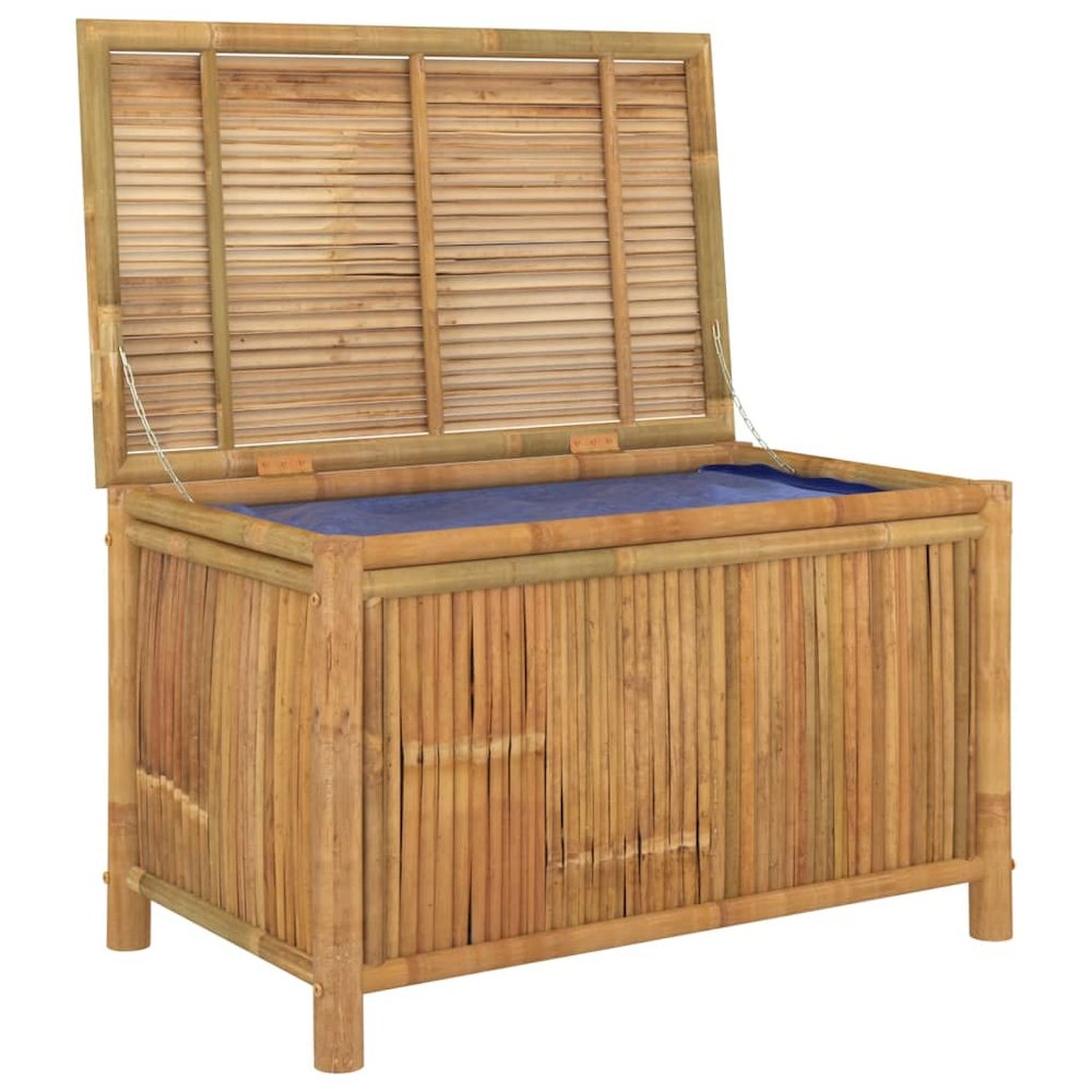 Garden Storage Box Natural Bamboo Bamboo, Polyethylene. Picture 5