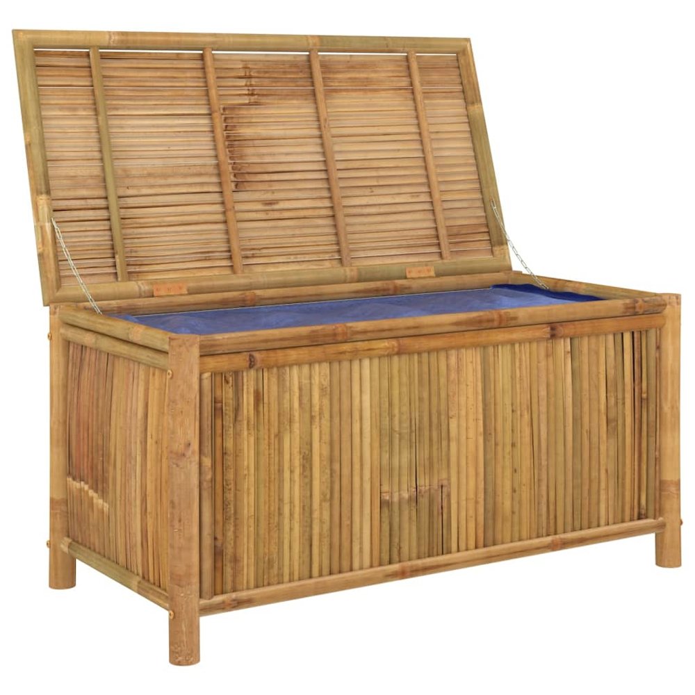 Garden Storage Box Natural Bamboo Bamboo, Polyethylene. Picture 5