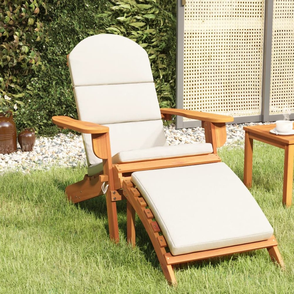 Garden Chair Cream white (cushion). Picture 1