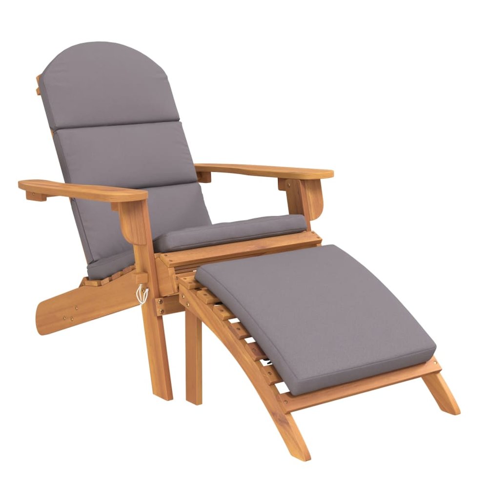 Garden Chair Dark grey cushion. Picture 2