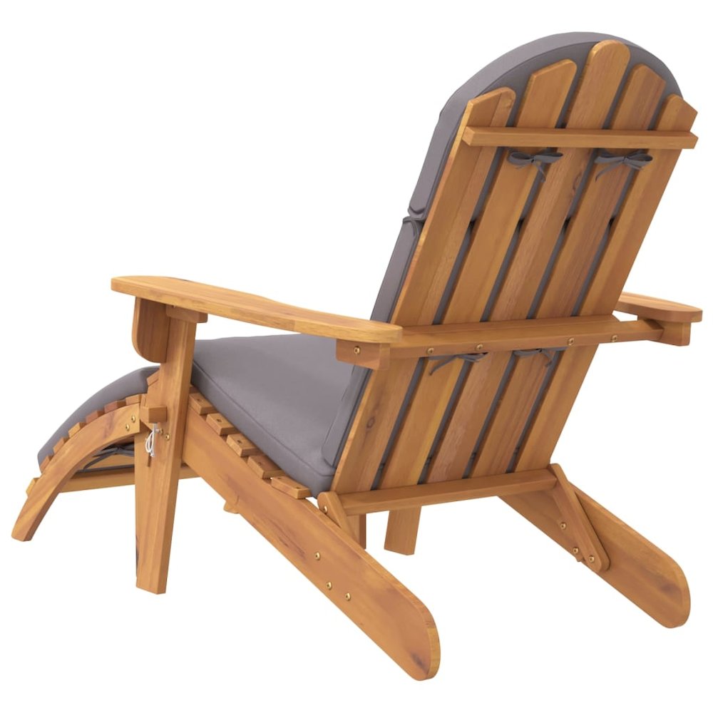 Garden Chair Dark grey cushion. Picture 5