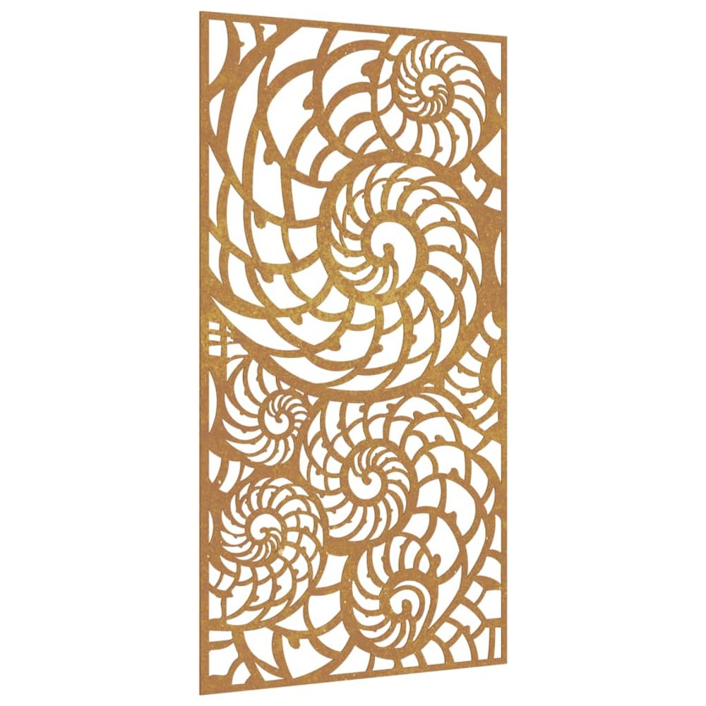 Garden Wall Decoration Rusty Corten Steel 41.3 x 21.7 in. Picture 2