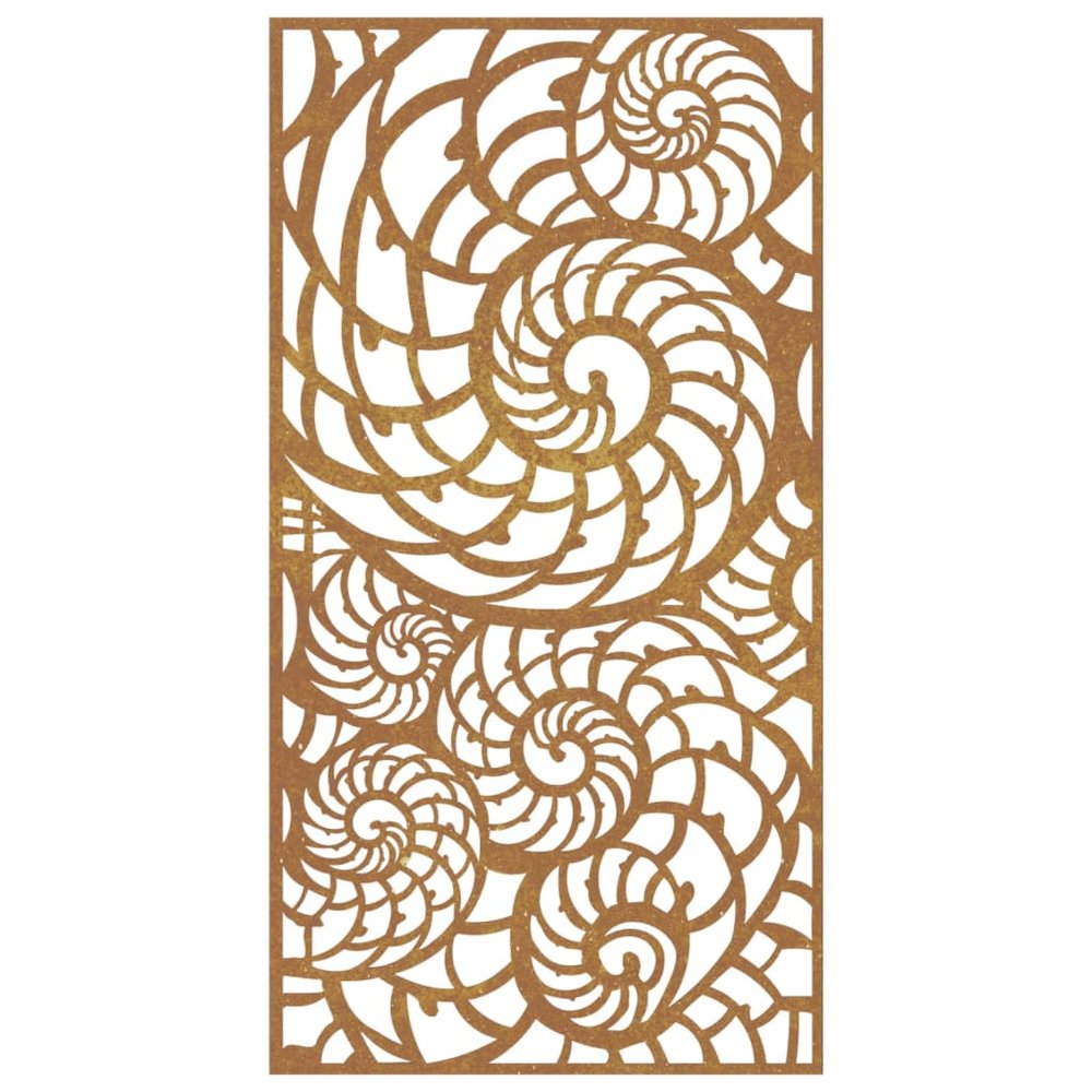 Garden Wall Decoration Rusty Corten Steel 41.3 x 21.7 in. Picture 4