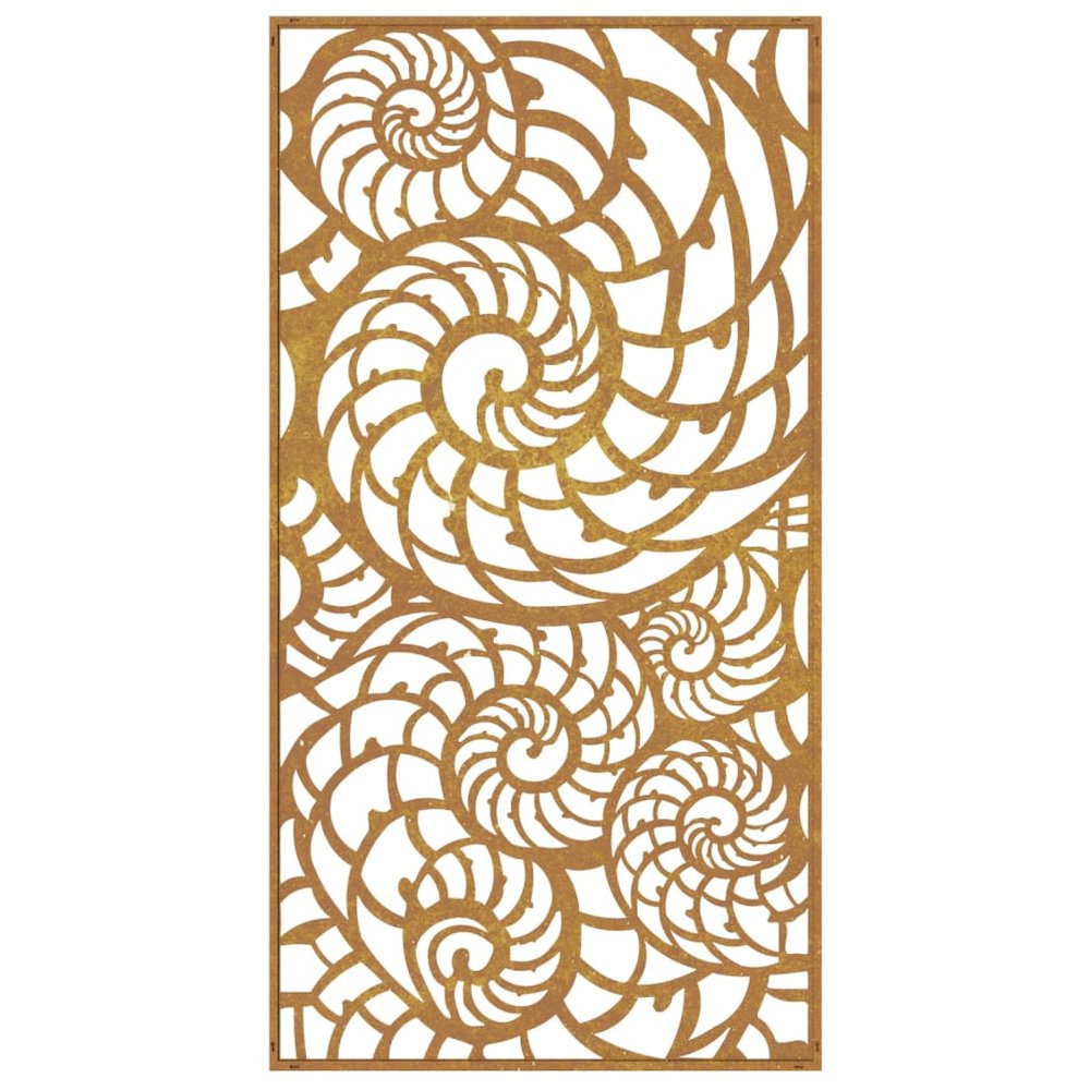 Garden Wall Decoration Rusty Corten Steel 41.3 x 21.7 in. Picture 5