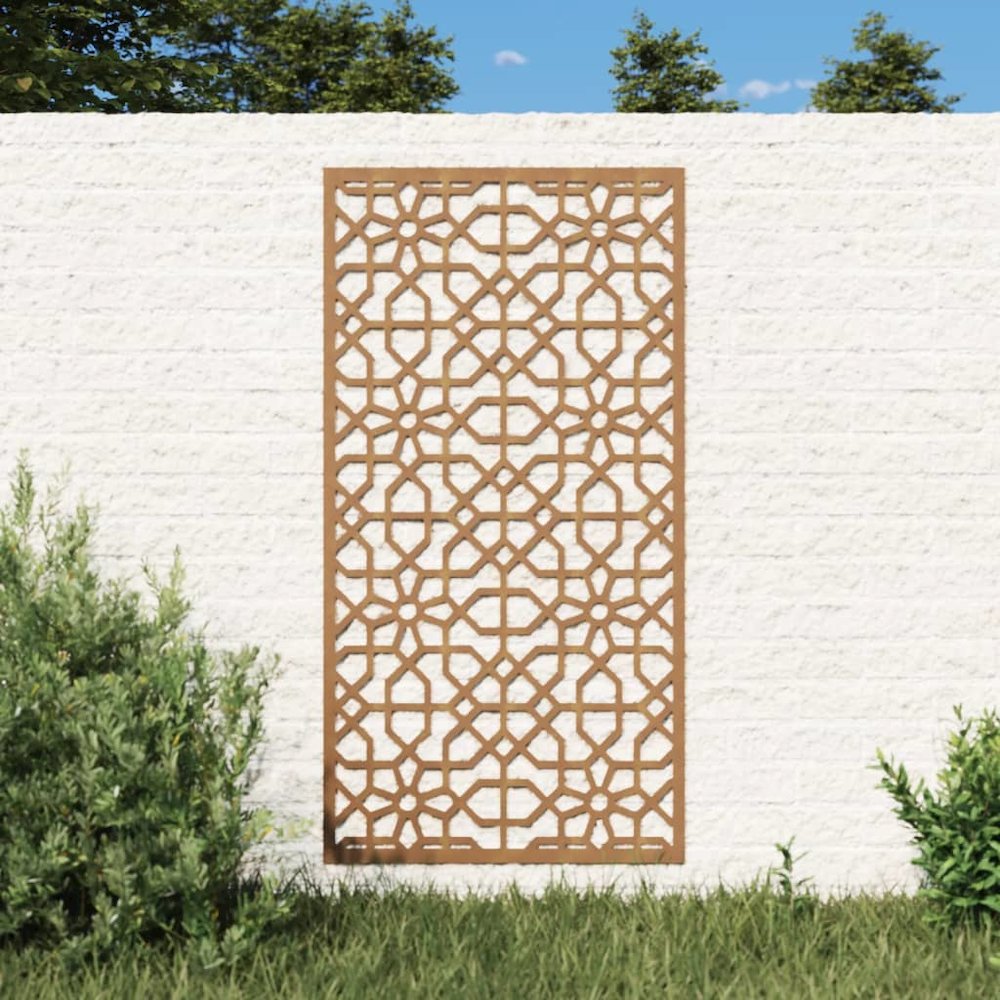 Garden Wall Decoration Rusty Corten steel 41.3 x 21.7 in. Picture 1