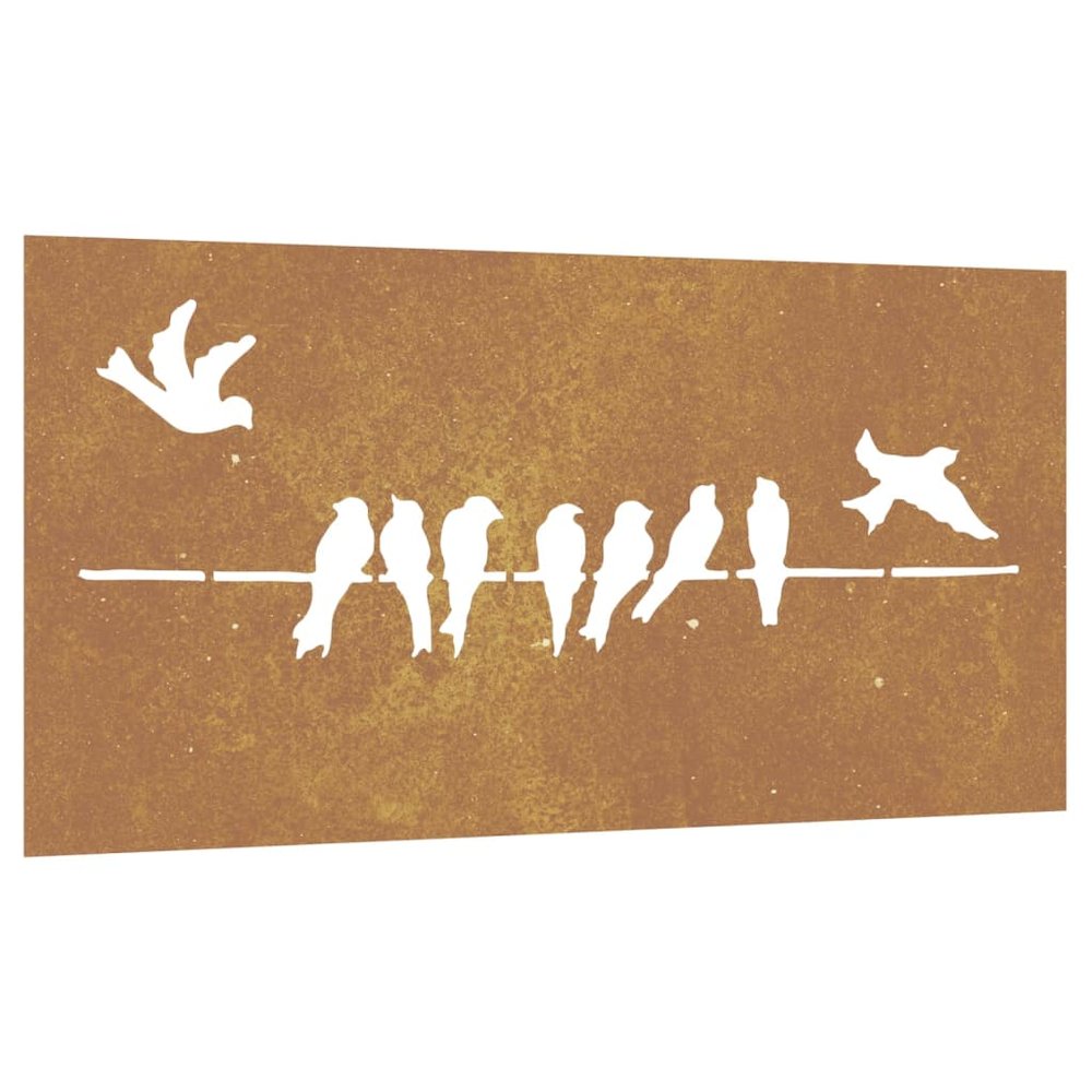 Garden Wall Decoration Rustic Corten Steel Decorative Design. Picture 2