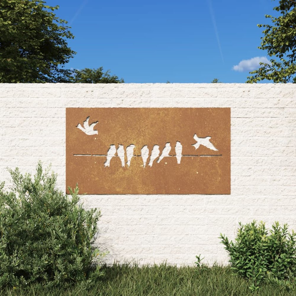 Garden Wall Decoration Rustic Corten Steel Decorative Design. Picture 1
