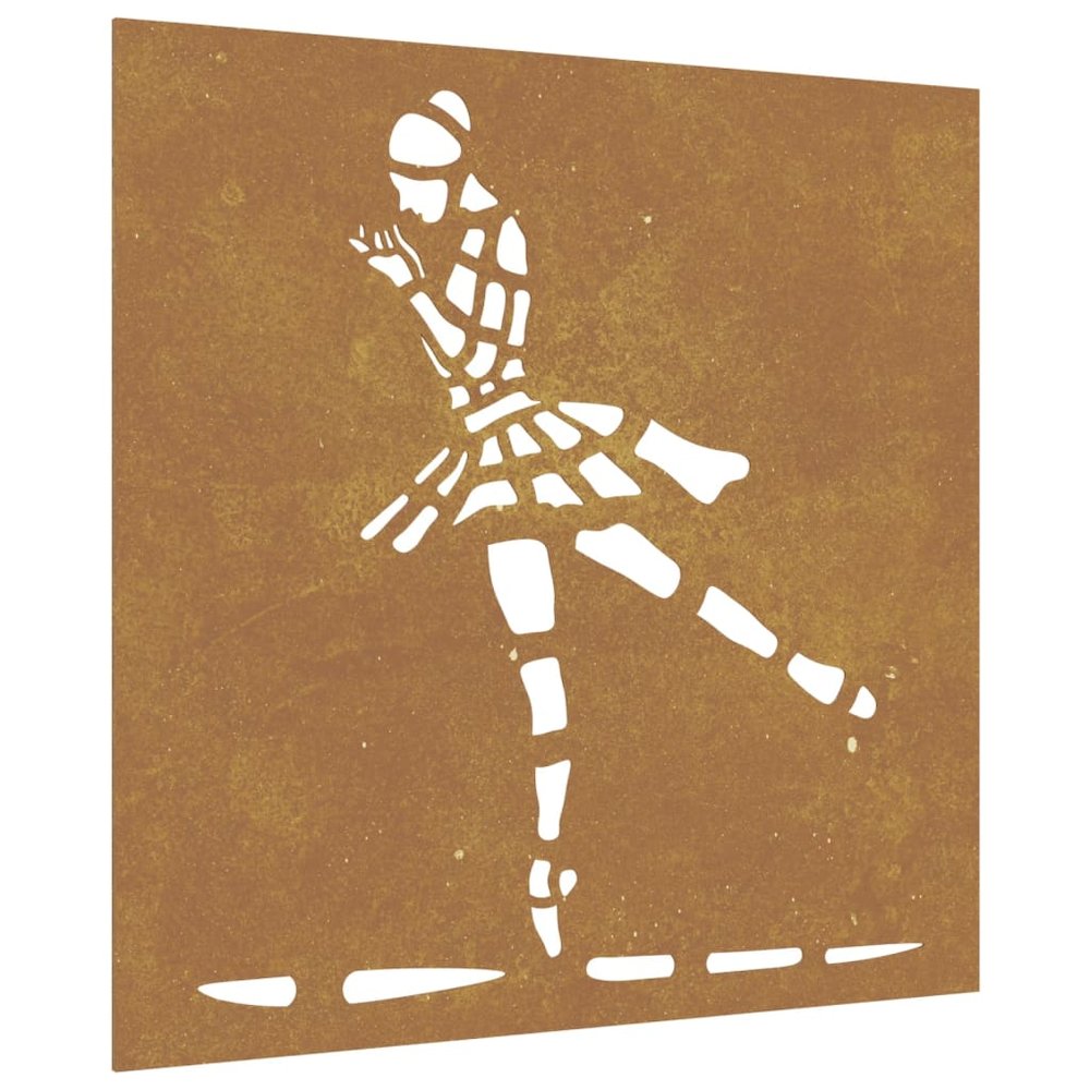 Garden Wall Decoration Rusty Corten steel 21.7x21.7 in. Picture 2