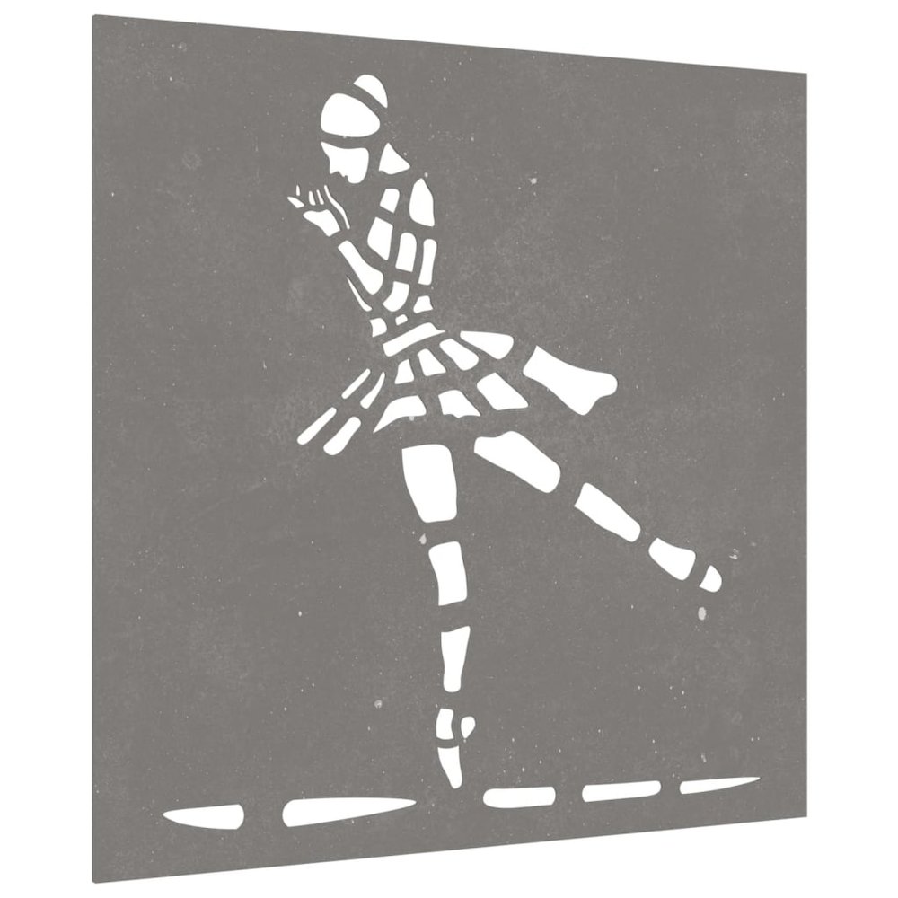 Garden Wall Decoration Rusty Corten steel 21.7x21.7 in. Picture 3