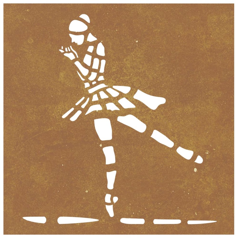 Garden Wall Decoration Rusty Corten steel 21.7x21.7 in. Picture 4