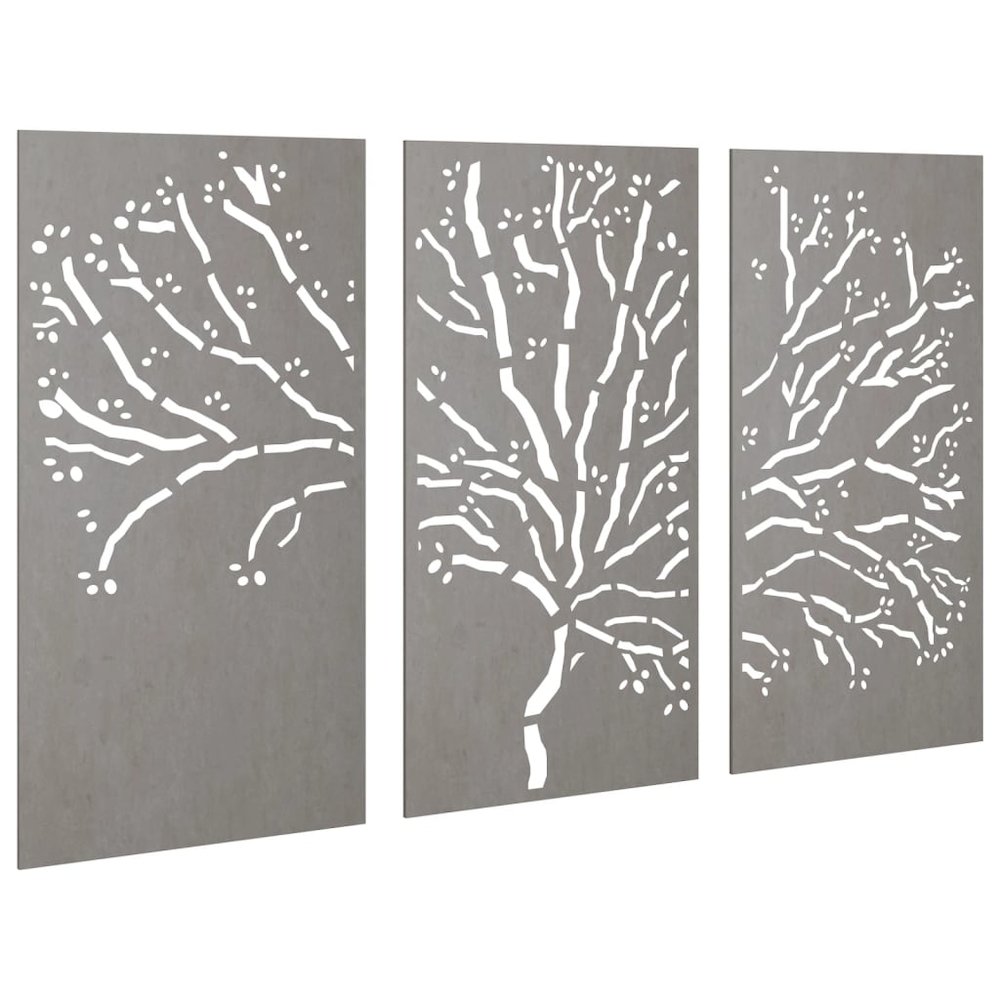 Garden Wall Decoration Rusty Corten steel 41.3 x 21.7 in. Picture 3