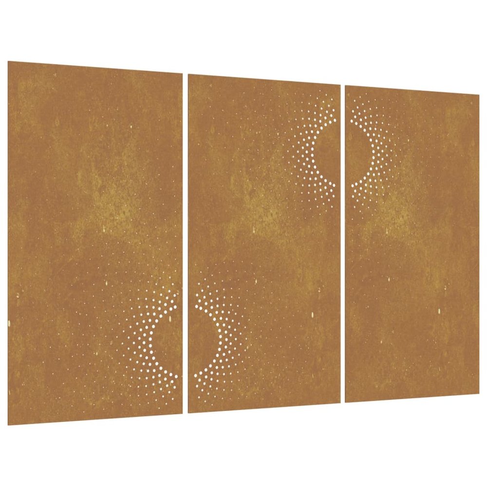 Garden Wall Decoration Rusty Corten steel 41.3 x 21.7 in. Picture 2