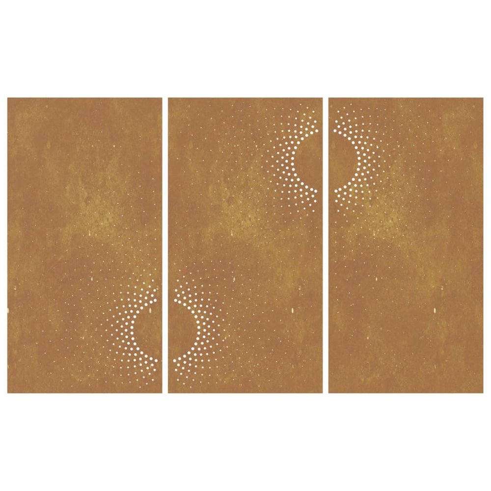 Garden Wall Decoration Rusty Corten steel 41.3 x 21.7 in. Picture 4