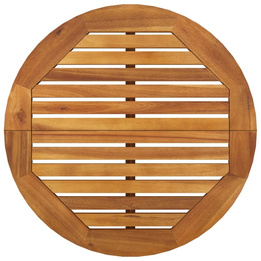 Garden Bar Set Wood Brown Solid Acacia Wood 3 Piece Set Durable. Picture 8