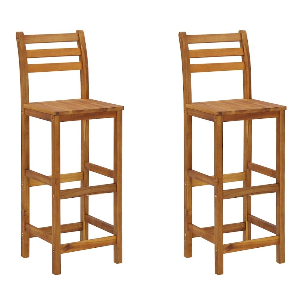 Garden Bar Set Natural wood Solid acacia wood Medium Durable. Picture 5