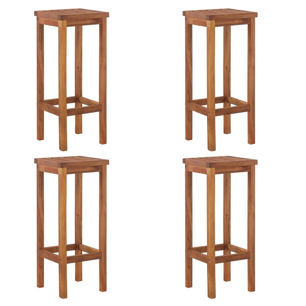 Garden Bar Set Natural wood Solid acacia wood Standard Durable. Picture 5