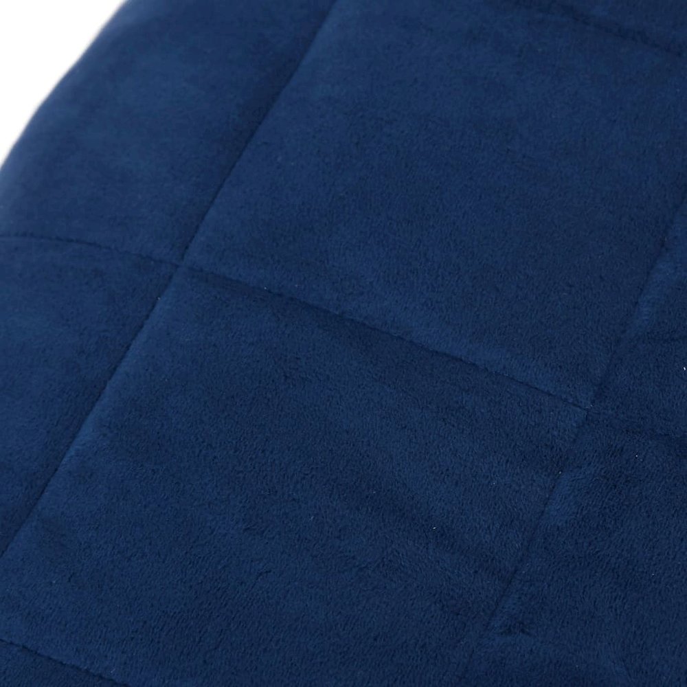 Weighted Blanket Blue 86.6"x90.6" 24.3 lb Fabric. Picture 4