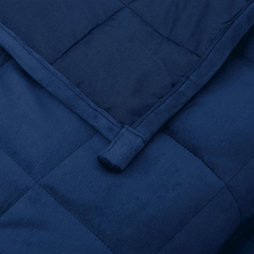 Weighted Blanket Blue 86.6"x90.6" 24.3 lb Fabric. Picture 5