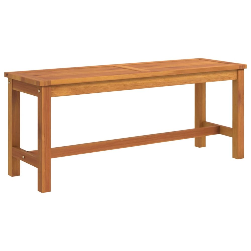 Garden Bench Natural Wood Solid acacia wood Medium Durable. Picture 2