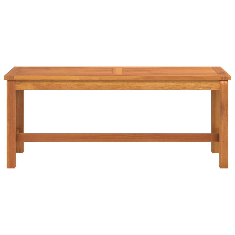 Garden Bench Natural Wood Solid acacia wood Medium Durable. Picture 3