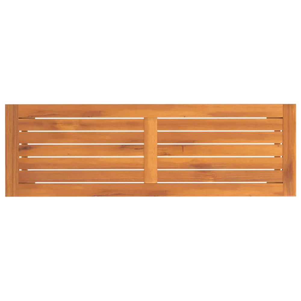 Garden Bench Natural Wood Solid acacia wood Medium Durable. Picture 5