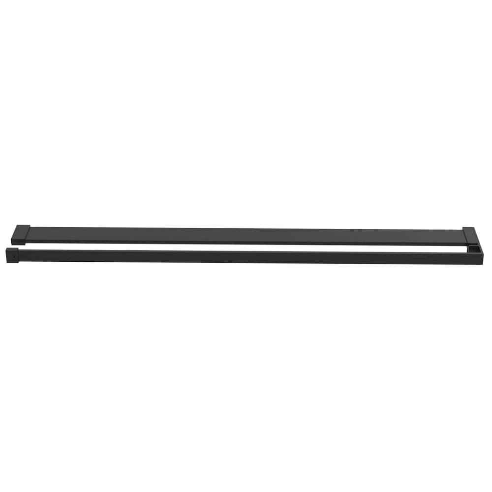 Shower Shelf Black Aluminum Alloy Medium Minimalist. Picture 3