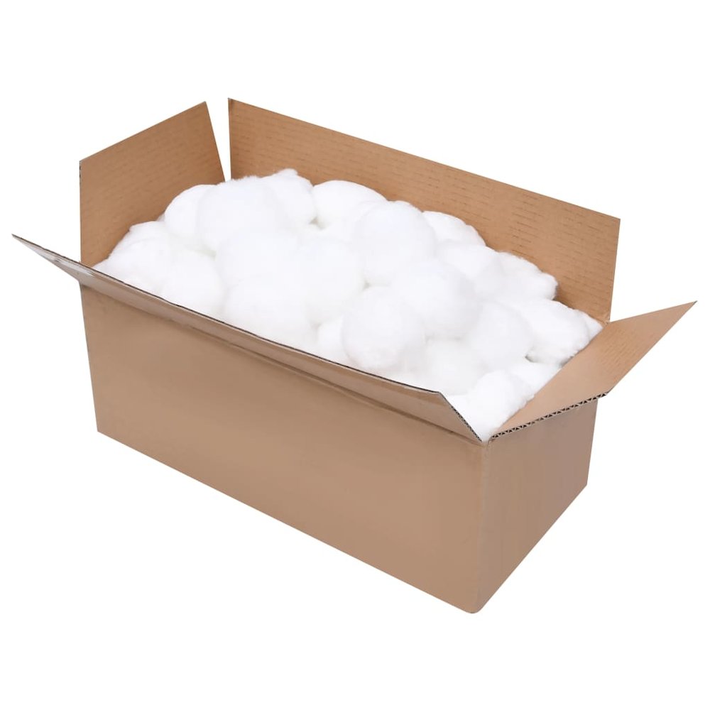 Filter Ball White Polyethylene 3.1 lbs package Lightweight. Picture 2