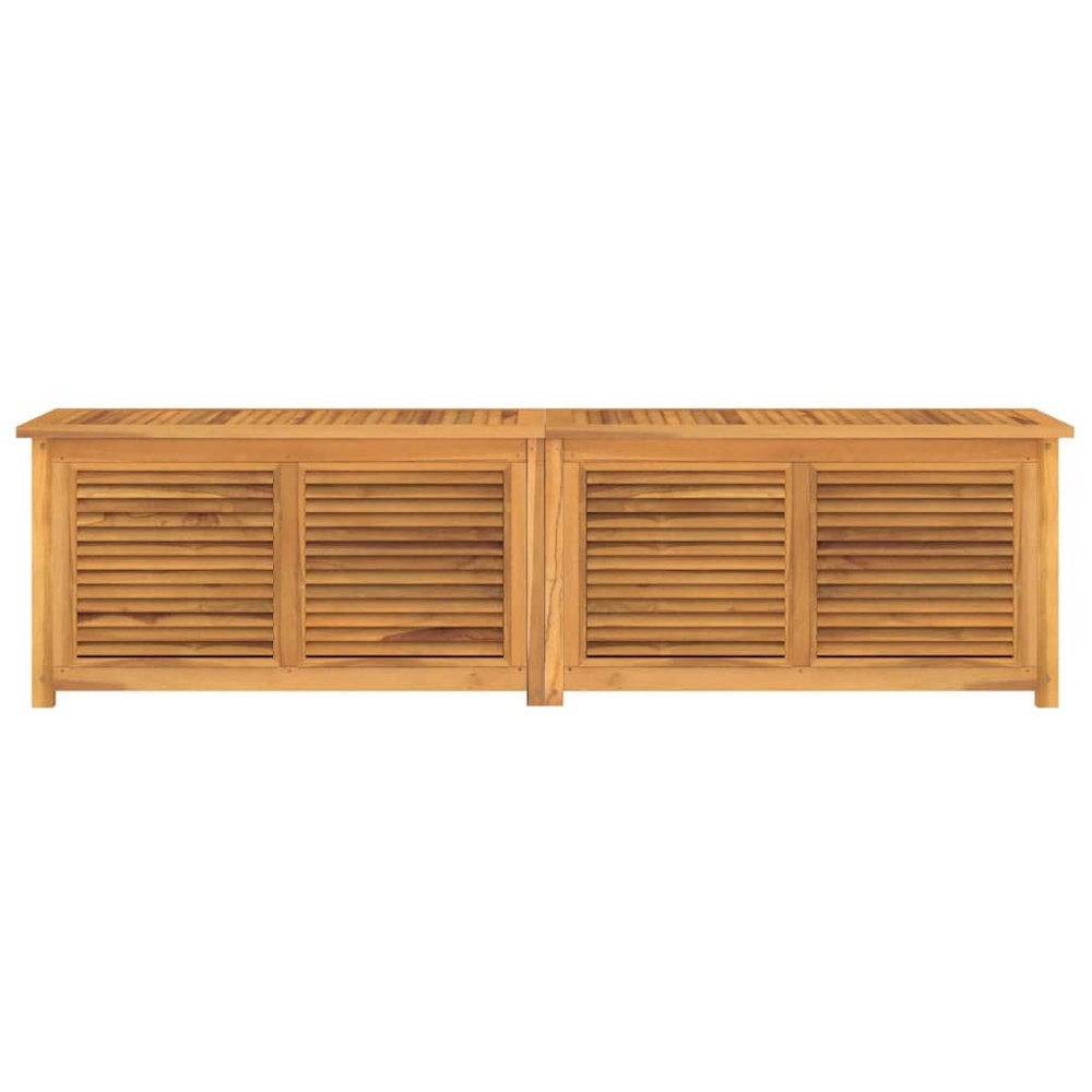 Garden Storage Box Warm wood Solid Teak Wood Large. Picture 3