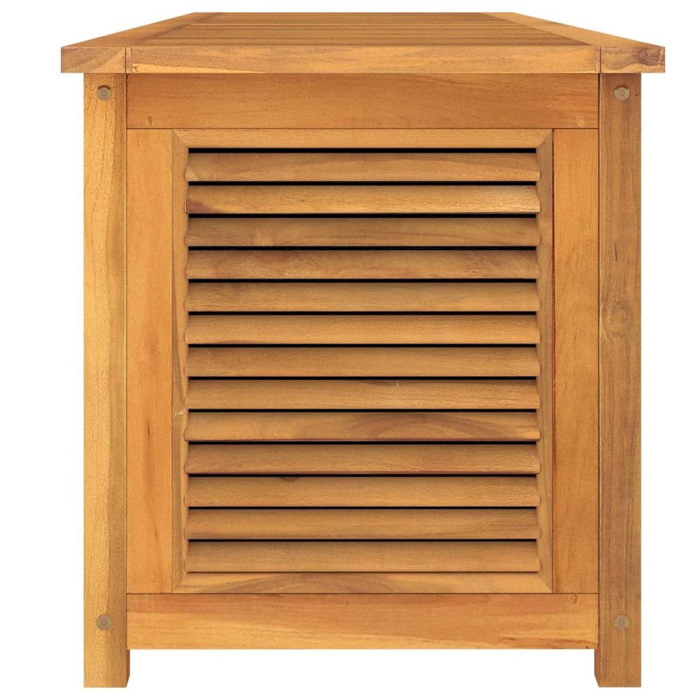 Garden Storage Box Warm wood Solid Teak Wood Large. Picture 6