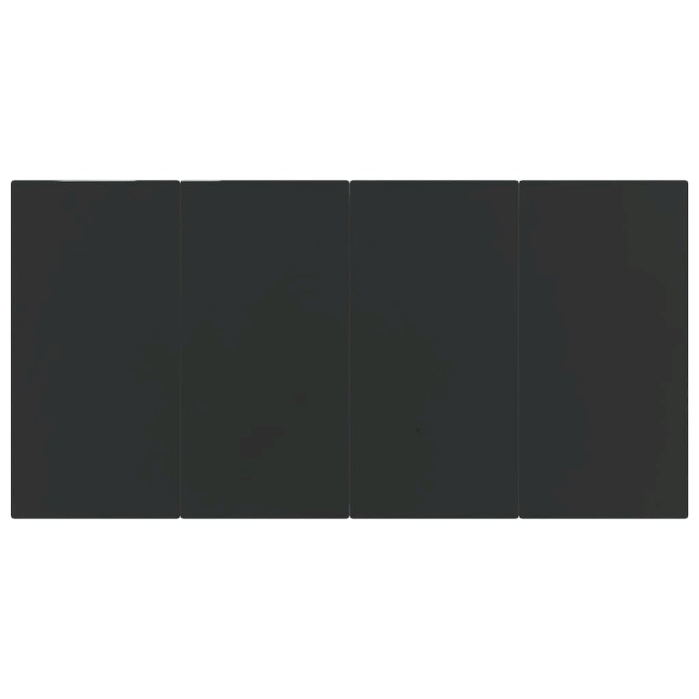 Garden Dining Set Black Poly Rattan Standard Foldable. Picture 9