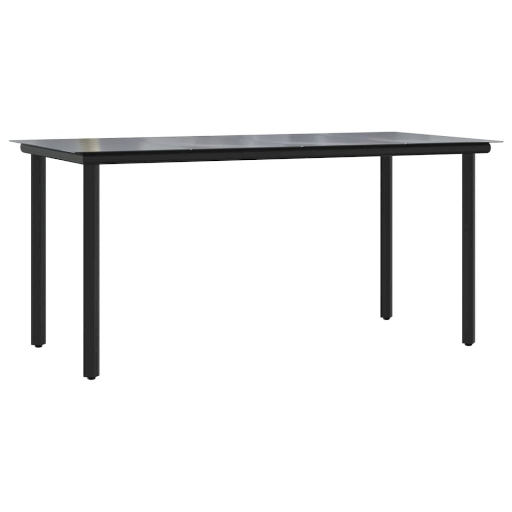 Garden Dining Set Brown. Picture 8