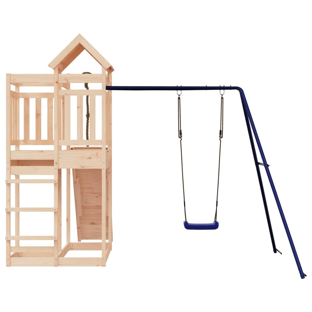 Outdoor Playset Solid Wood Pine. Picture 5