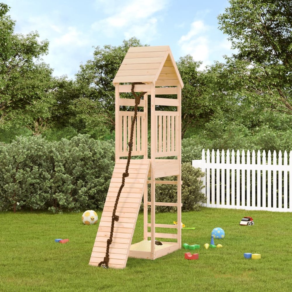Playhouse Natural Pine Solid Pine Wood Large Durable. Picture 1