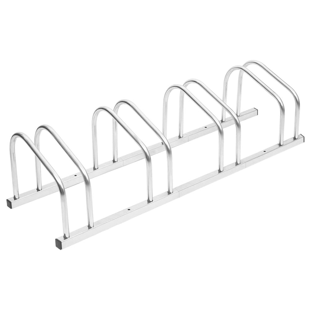 Bike Rack for 4 Bikes Galvanized Steel. Picture 1