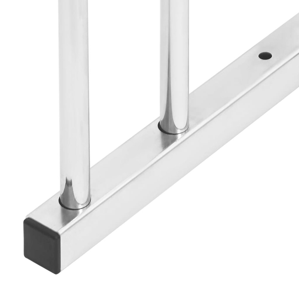 Bike Rack for 6 Bikes Galvanized Steel. Picture 4