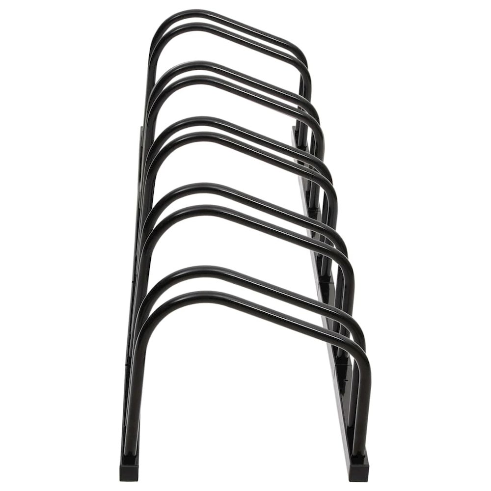 Bike Rack for 5 Bikes Black Steel. Picture 3