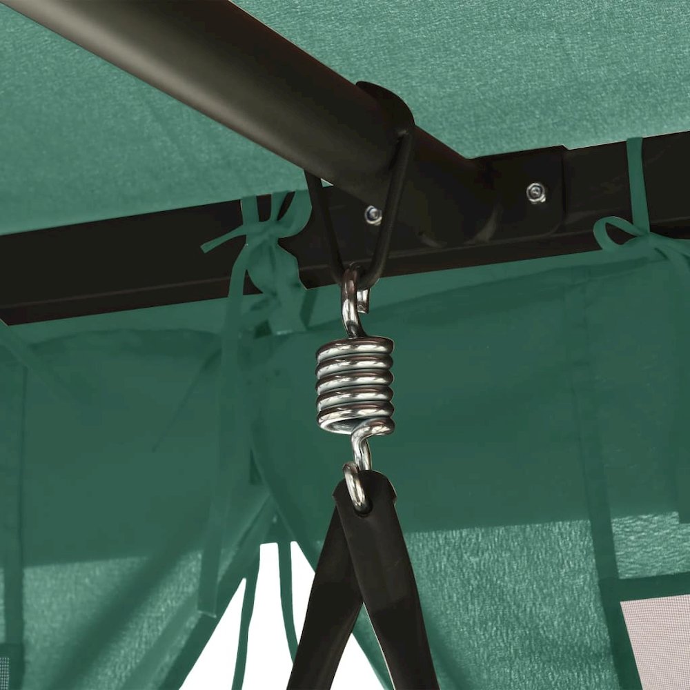 Garden Gazebo Green Powder-coated steel Large. Picture 8