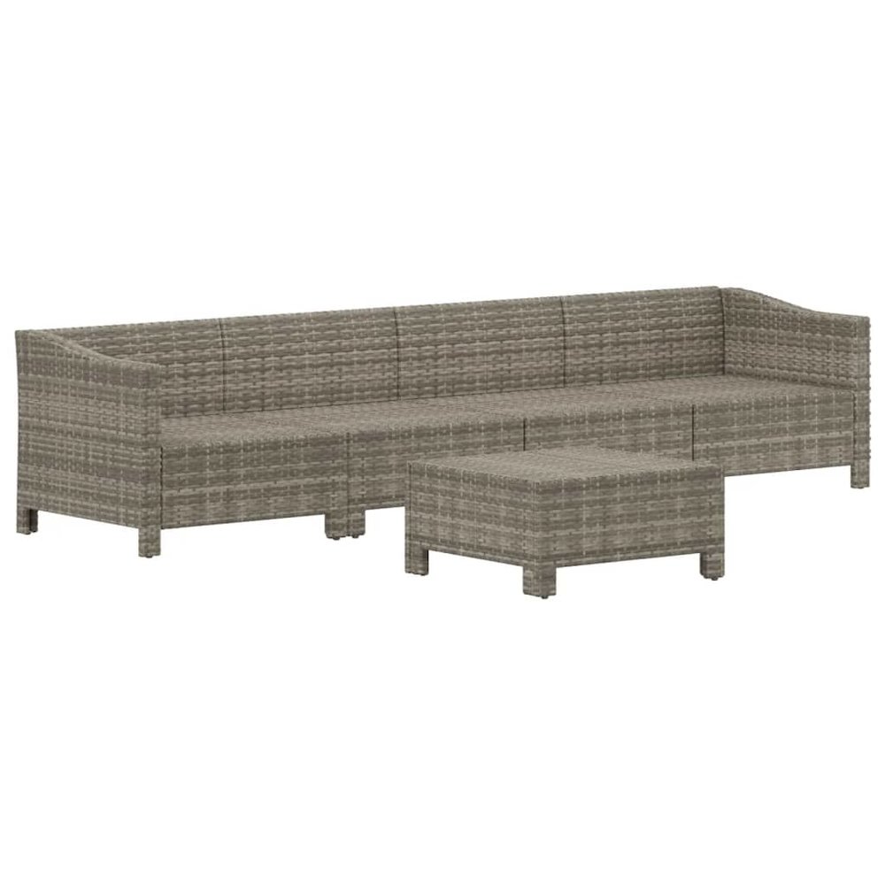Garden Lounge Set Grey. Picture 4
