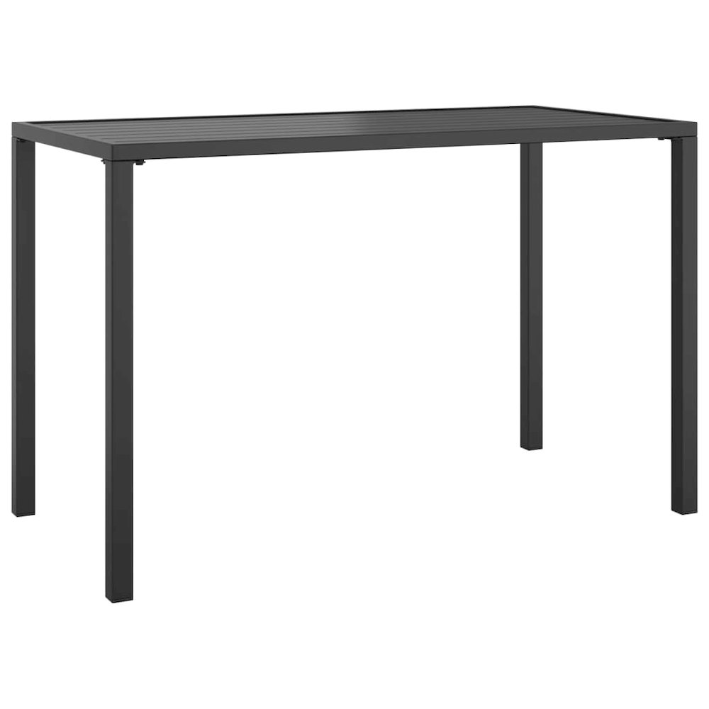 Garden Dining Table Anthracite Steel 43.3 x 21.3 x 27.6 in. Picture 2