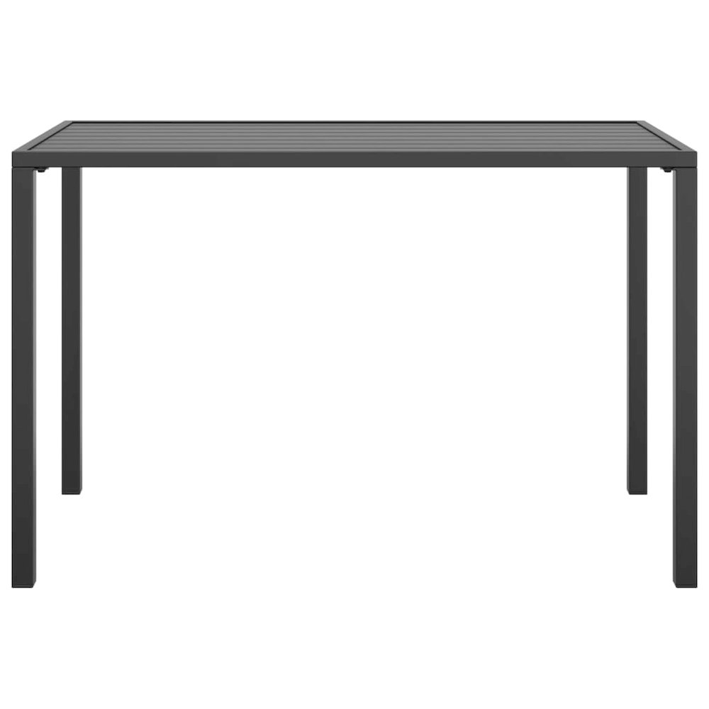 Garden Dining Table Anthracite Steel 43.3 x 21.3 x 27.6 in. Picture 3