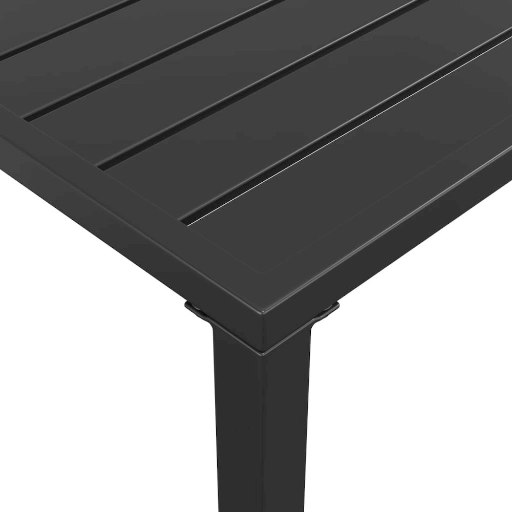 Garden Dining Table Anthracite Steel 43.3 x 21.3 x 27.6 in. Picture 6