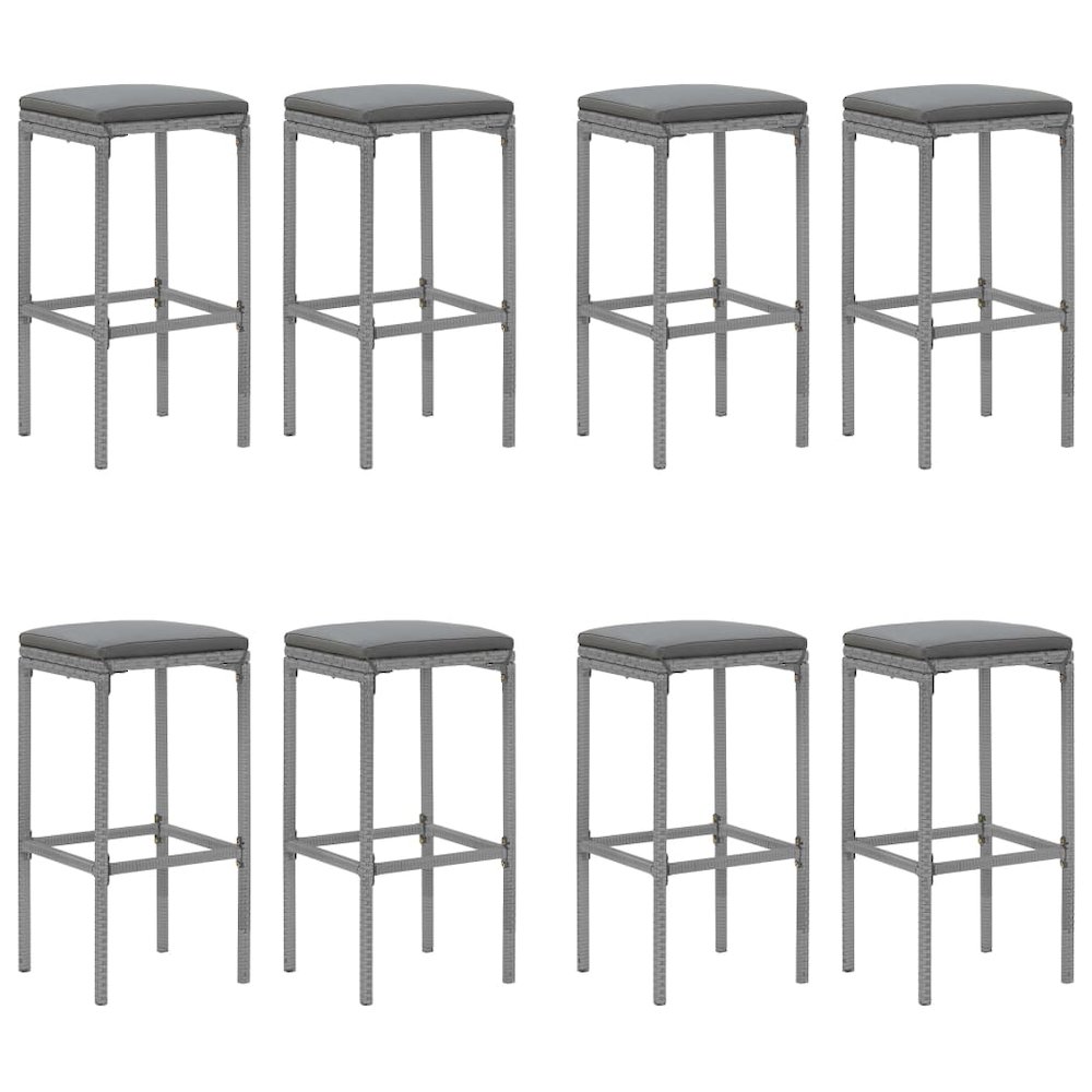Garden Bar Set Grey, Black. Picture 4
