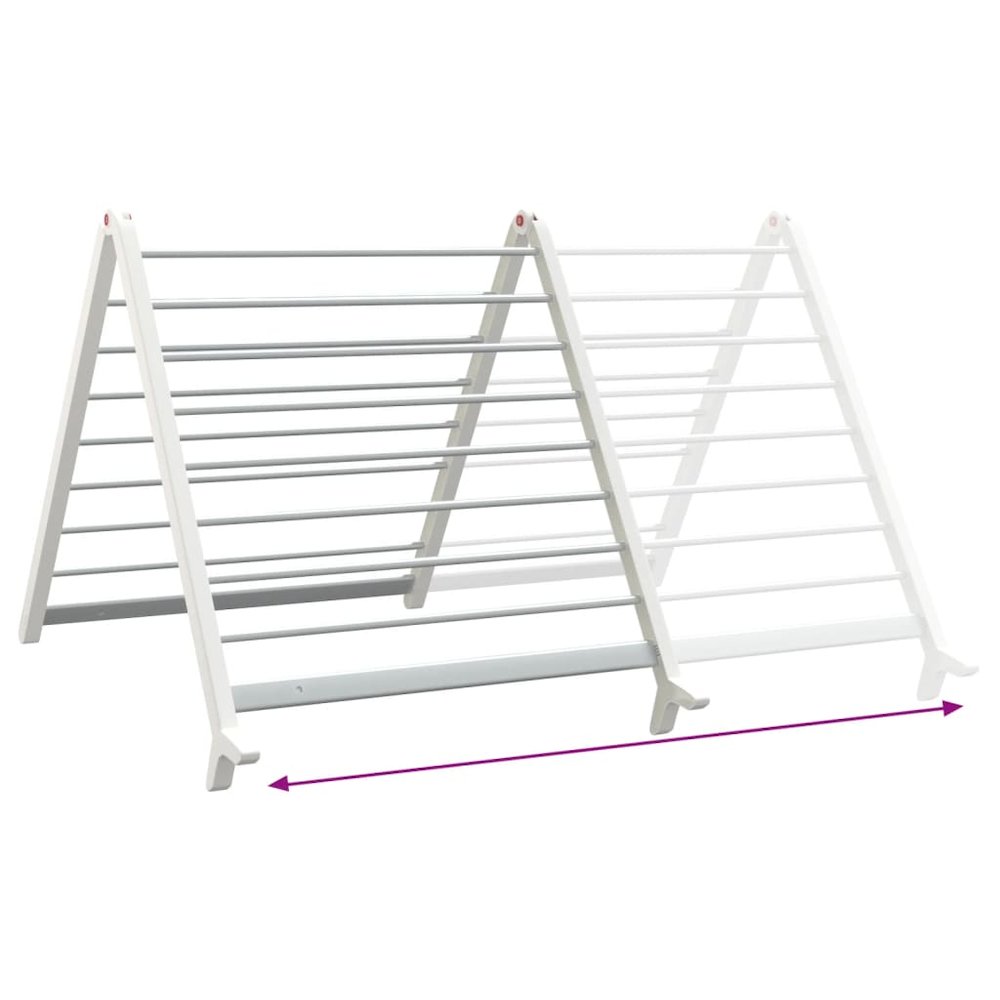 Drying Rack for Bathtub Extendable 20.9"-35.4" Aluminum. Picture 6
