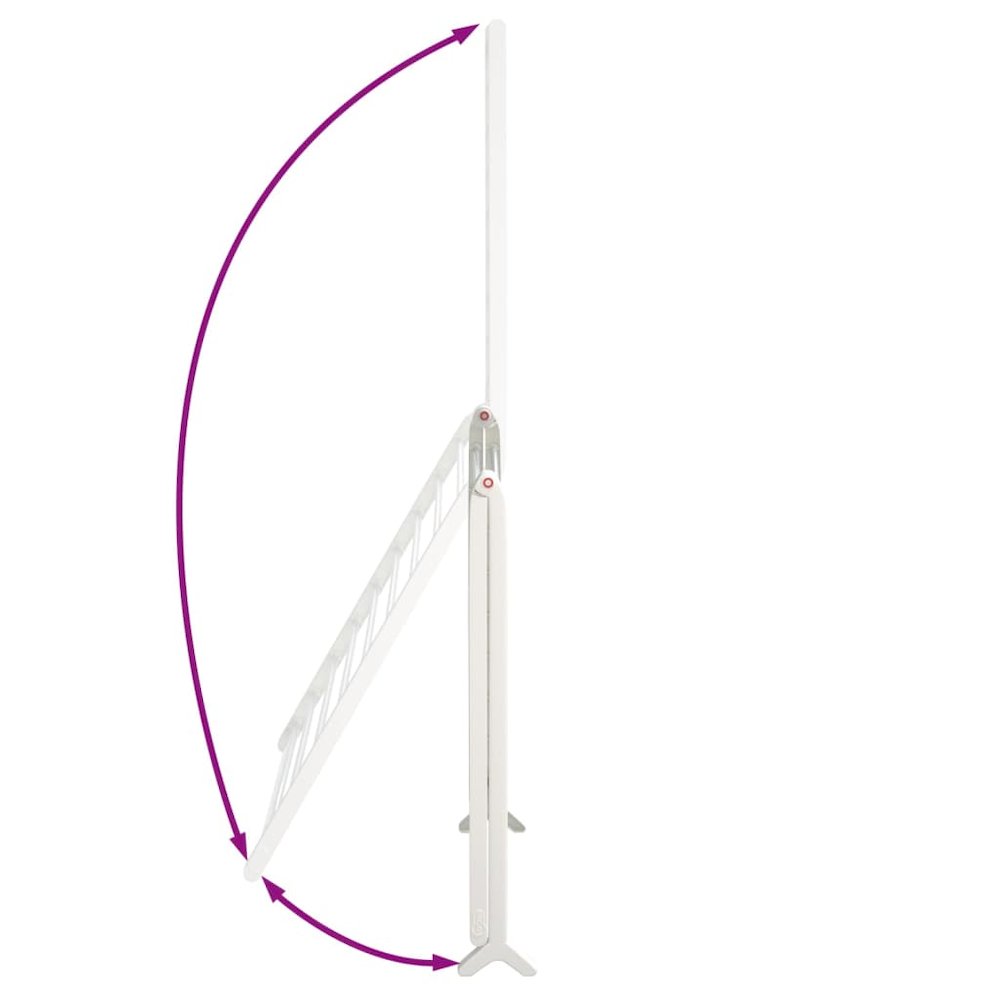 Drying Rack for Bathtub Extendable 20.9"-35.4" Aluminum. Picture 7