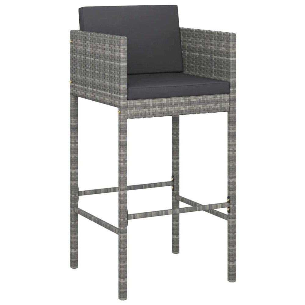 Garden Bar Set Grey, Dark grey, Black. Picture 3