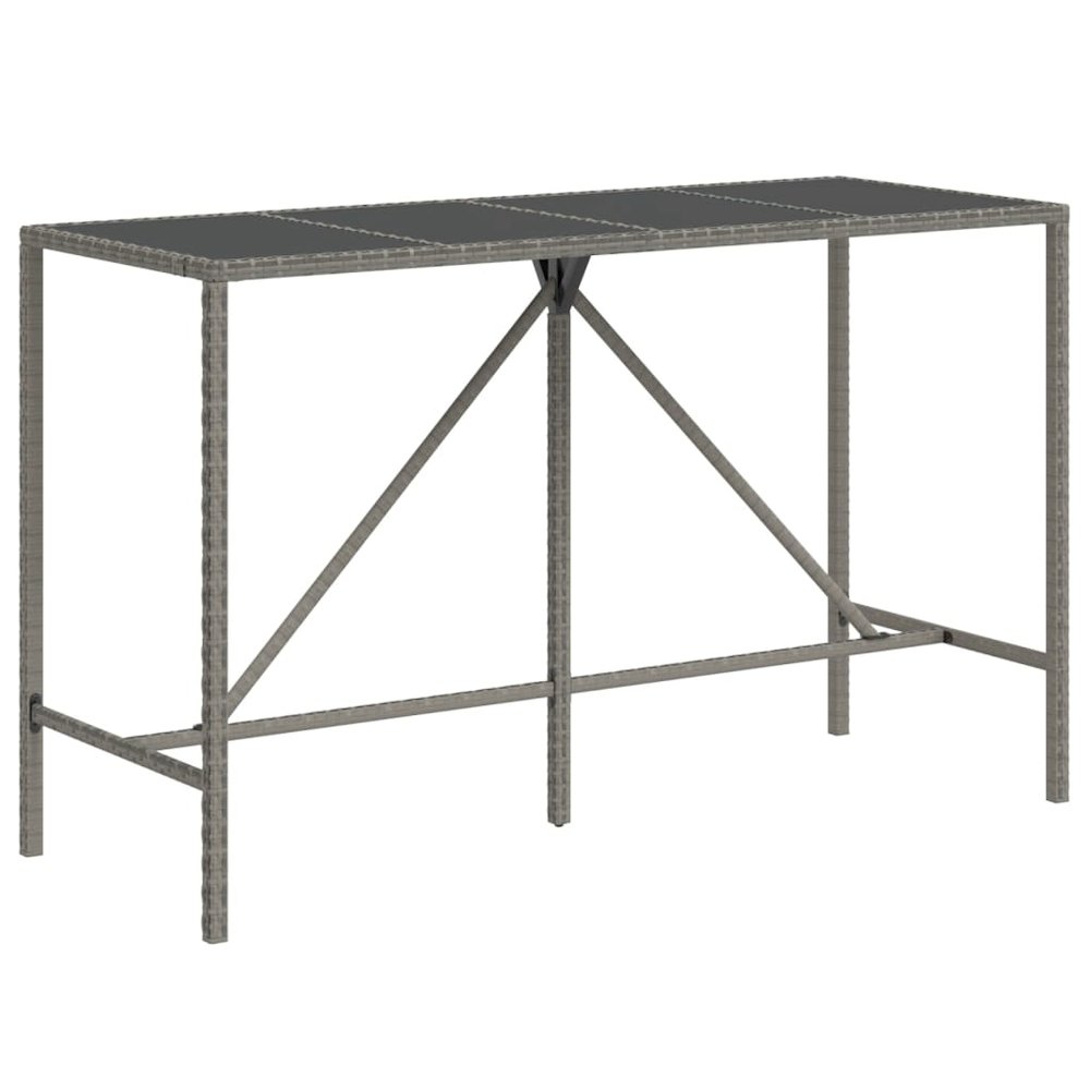 Garden Bar Set Grey, Dark grey, Black. Picture 4