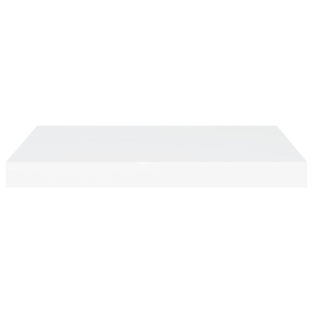 Wall Shelf White Honeycomb MDF, metal Medium Floating Wall Shelf. Picture 4